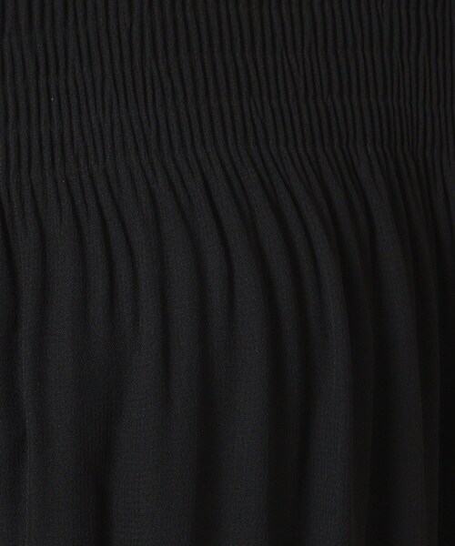 ITS'DEMO(イッツデモ)の「◆【通勤/前開き/手洗い可】プリーツシアーブラウス(シャツ/ブラウス・レディース・ブラック/オリーブ/ダークブラウン・00)」の7枚目の写真