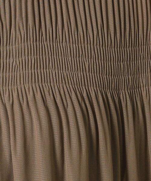 ITS'DEMO(イッツデモ)の「◆【通勤/前開き/手洗い可】プリーツシアーブラウス(シャツ/ブラウス・レディース・ブラック/オリーブ/ダークブラウン・00)」の11枚目の写真