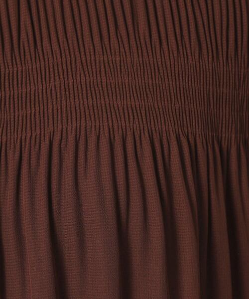 ITS'DEMO(イッツデモ)の「◆【通勤/前開き/手洗い可】プリーツシアーブラウス(シャツ/ブラウス・レディース・ブラック/オリーブ/ダークブラウン・00)」の15枚目の写真