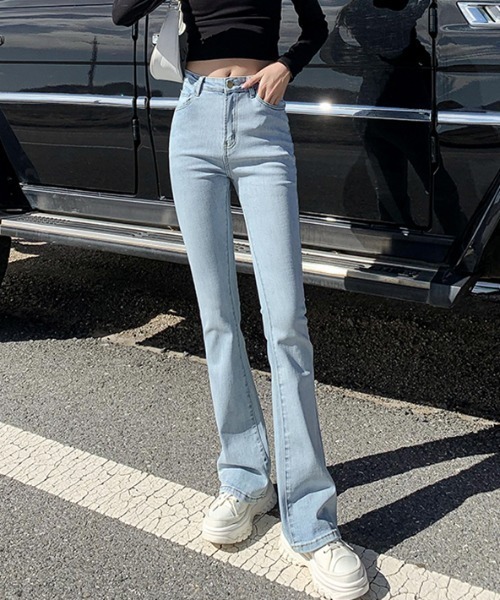 SeeByChloe コーデュロイフレアデニムパンツ　24インチ　イタリア製 SeeByChloe コーデュロイフレアデニムパンツ 24インチ