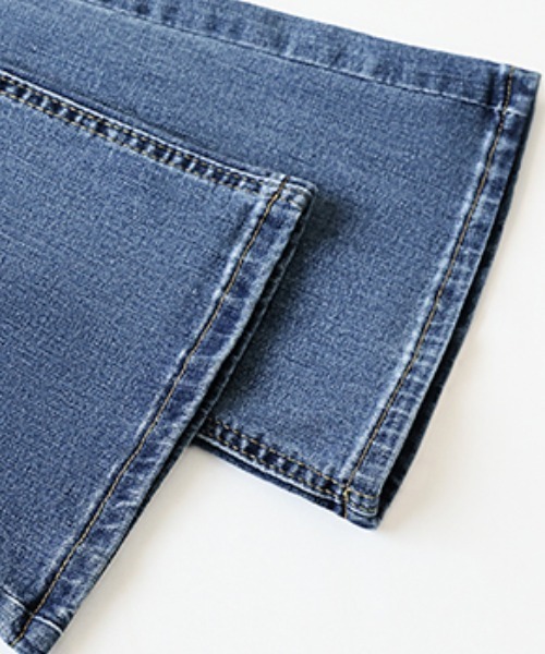 COCOMOMO(ココモモ)の「フレアデニムパンツ レギュラー丈/ロング丈 選べる長さ(デニムパンツ・レディース・ライトブルー/ブルー/ブルー系その他/ブルー系・S/M/L/XL/XS)」の21枚目の写真