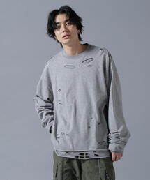 DANKE SCHON | DankeSchon/ダンケシェーン/ダメージレイヤードロンT(Tシャツ/カットソー)