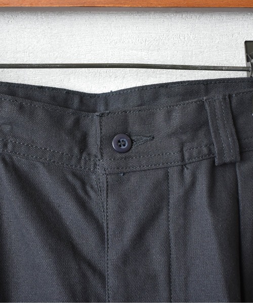 HOUSTON（ヒューストン）の「【T3】【HOUSTON/ヒューストン】FRENCH AIRFORCE TROUSERS/フランス空軍トラウザーズ（スラックス・メンズ・オリーブ/ブラック・MEDIUM/SMALL/X-LARGE/LARGE）」の5枚目の写真