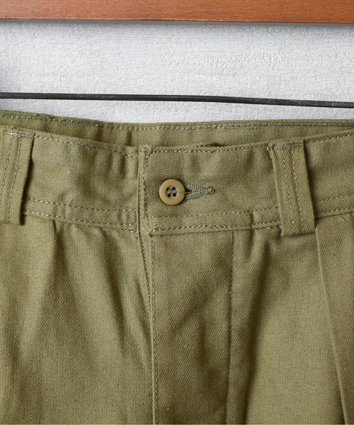 HOUSTON（ヒューストン）の「【T3】【HOUSTON/ヒューストン】FRENCH AIRFORCE TROUSERS/フランス空軍トラウザーズ（スラックス・メンズ・オリーブ/ブラック・MEDIUM/SMALL/X-LARGE/LARGE）」の15枚目の写真