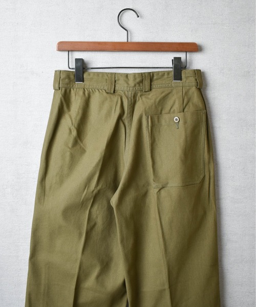 HOUSTON（ヒューストン）の「【T3】【HOUSTON/ヒューストン】FRENCH AIRFORCE TROUSERS/フランス空軍トラウザーズ（スラックス・メンズ・オリーブ/ブラック・MEDIUM/SMALL/X-LARGE/LARGE）」の18枚目の写真