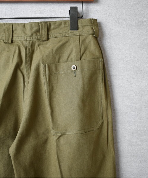 HOUSTON（ヒューストン）の「【T3】【HOUSTON/ヒューストン】FRENCH AIRFORCE TROUSERS/フランス空軍トラウザーズ（スラックス・メンズ・オリーブ/ブラック・MEDIUM/SMALL/X-LARGE/LARGE）」の19枚目の写真