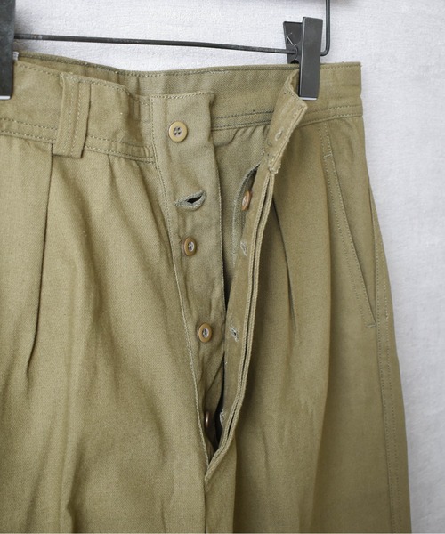 HOUSTON（ヒューストン）の「【T3】【HOUSTON/ヒューストン】FRENCH AIRFORCE TROUSERS/フランス空軍トラウザーズ（スラックス・メンズ・オリーブ/ブラック・MEDIUM/SMALL/X-LARGE/LARGE）」の20枚目の写真