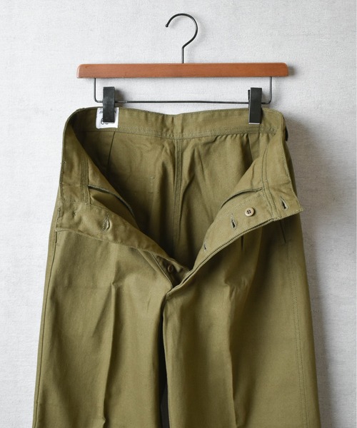 HOUSTON（ヒューストン）の「【T3】【HOUSTON/ヒューストン】FRENCH AIRFORCE TROUSERS/フランス空軍トラウザーズ（スラックス・メンズ・オリーブ/ブラック・MEDIUM/SMALL/X-LARGE/LARGE）」の21枚目の写真
