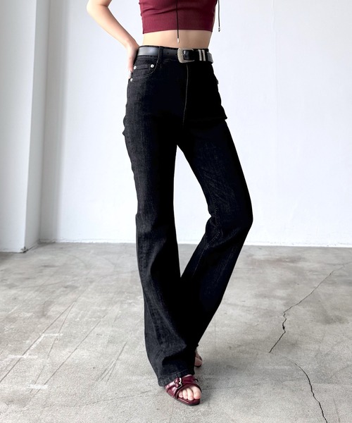 PAGEBOY(ページボーイ)の「リップスキニーデニム(デニムパンツ・レディース・ブラック/インディゴブルー/ブラック系その他/ブルー系その他/ブルー系その他5/グレー系その他2・SMALL/MEDIUM/LARGE)」の3枚目の写真