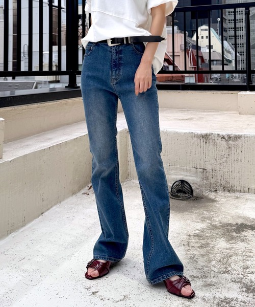 PAGEBOY(ページボーイ)の「リップスキニーデニム(デニムパンツ・レディース・ブラック/インディゴブルー/ブラック系その他/ブルー系その他/ブルー系その他5/グレー系その他2・SMALL/MEDIUM/LARGE)」の6枚目の写真