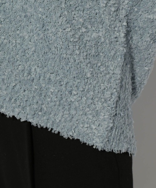 Elura(エルーラ)の「ミックスシャギーカーディガン/146320(カーディガン/ボレロ・レディース・ブルー系その他3/ダークブラウン・FREE)」の14枚目の写真