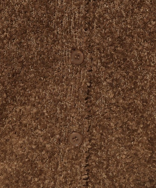 Elura(エルーラ)の「ミックスシャギーカーディガン/146320(カーディガン/ボレロ・レディース・ブルー系その他3/ダークブラウン・FREE)」の16枚目の写真