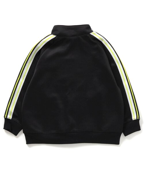 BREEZE(ブリーズ)の「【BREEZE NEW JACK】サイドライントラックジャケット(ジャージ・キッズ・キナリ/ブラック・90/100/110/120/130/140/150/160)」の7枚目の写真