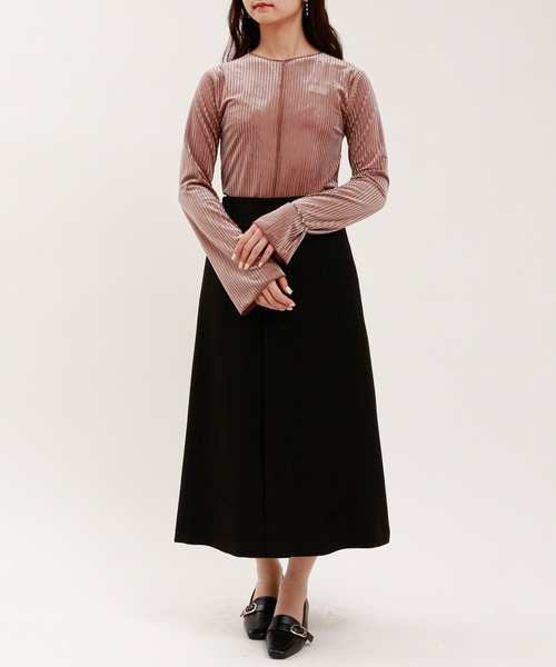 TRUDEA(トルディア)の「へリンボン フロントデザインフレアスカート(スカート・レディース・ライトグレー/ブラウン/ブラック・SMALL/MEDIUM/LARGE)」の15枚目の写真