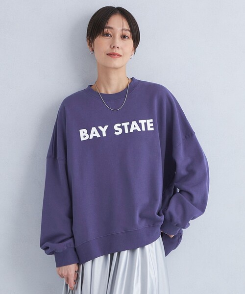 Goodwear(Since1983)(グッドウェア)の「【別注】<Goodwear>プリント スウェット(スウェット・レディース・オフホワイト/グレー/パープル・FREE)」の3枚目の写真
