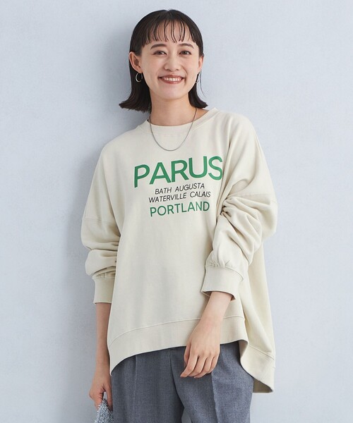 Goodwear(Since1983)(グッドウェア)の「【別注】<Goodwear>プリント スウェット(スウェット・レディース・オフホワイト/グレー/パープル・FREE)」の2枚目の写真