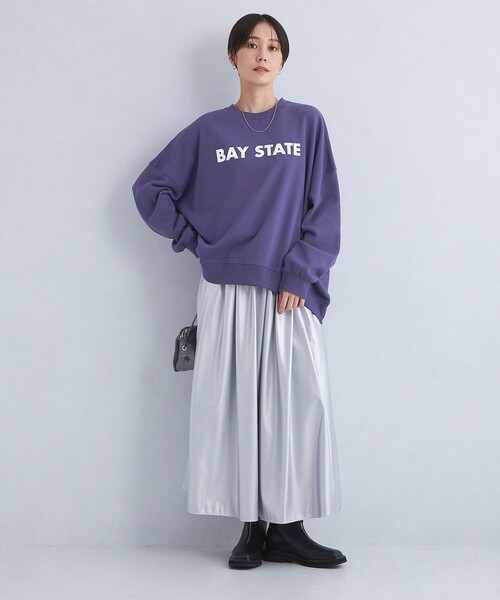 Goodwear(Since1983)(グッドウェア)の「【別注】<Goodwear>プリント スウェット(スウェット・レディース・オフホワイト/グレー/パープル・FREE)」の12枚目の写真