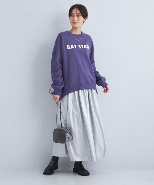 Goodwear(Since1983)(グッドウェア)の「【別注】<Goodwear>プリント スウェット(スウェット・レディース・オフホワイト/グレー/パープル・FREE)」の13枚目の写真