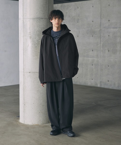 CTHY / マウンテンパーカ/2/ナイロン/BLK/22CTHY-02 CTHY（シティ）の「機能性シティーマウンテンパーカー防水/防風/透湿