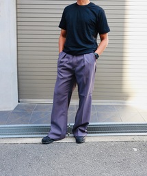 Wrangler（ラングラー）の「Wrangler/ラングラー WRANCHER/ランチャー センタープレス W1190きれいめスラックス フレアードレスパンツ（レングス74㎝）速乾梅雨にも◎（スラックス）」