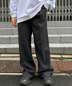 UDA スラックス　サイズM WISM ストレートカラースラックス/SMLサイズ展開（スラックス