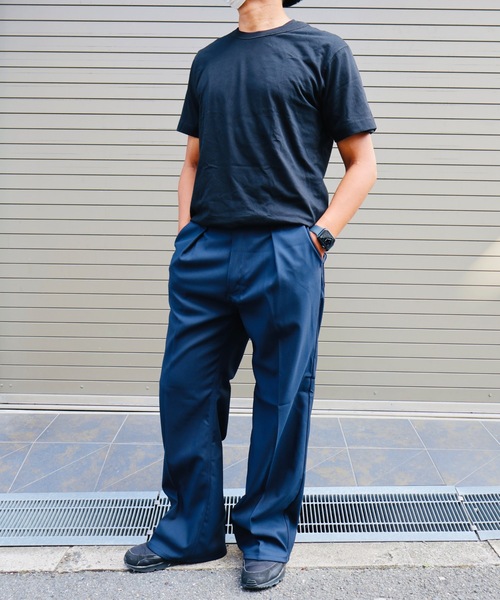 Wrangler（ラングラー）の「Wrangler/ラングラー WRANCHER/ランチャー センタープレス W1190きれいめスラックス フレアードレスパンツ（レングス74㎝）速乾梅雨にも◎（スラックス・メンズ・ベージュ/ブラウン/ブラック/グレー/アイボリー/ネイビー・MEDIUM/LARGE/X-LARGE/SMALL）」の21枚目の写真