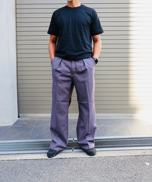 Wrangler（ラングラー）の「Wrangler/ラングラー WRANCHER/ランチャー センタープレス W1190きれいめスラックス フレアードレスパンツ（レングス74㎝）速乾梅雨にも◎（スラックス・メンズ・ベージュ/ブラウン/ブラック/グレー/アイボリー/ネイビー・MEDIUM/LARGE/X-LARGE/SMALL）」の13枚目の写真