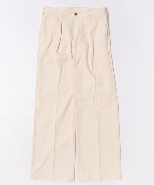 Wrangler（ラングラー）の「Wrangler/ラングラー WRANCHER/ランチャー センタープレス W1190きれいめスラックス フレアードレスパンツ（レングス74㎝）速乾梅雨にも◎（スラックス・メンズ・ベージュ/ブラウン/ブラック/グレー/アイボリー/ネイビー・MEDIUM/LARGE/X-LARGE/SMALL）」の11枚目の写真