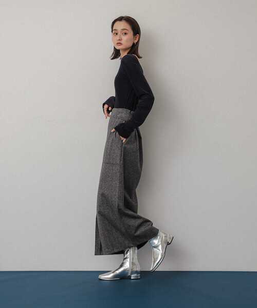 SENSE OF PLACE by URBAN RESEARCH(センスオブプレイスバイアーバンリサーチ)の「シアーベロアTシャツ(Tシャツ/カットソー・レディース・ネイビー/ミント/アイボリー・ONE)」の21枚目の写真