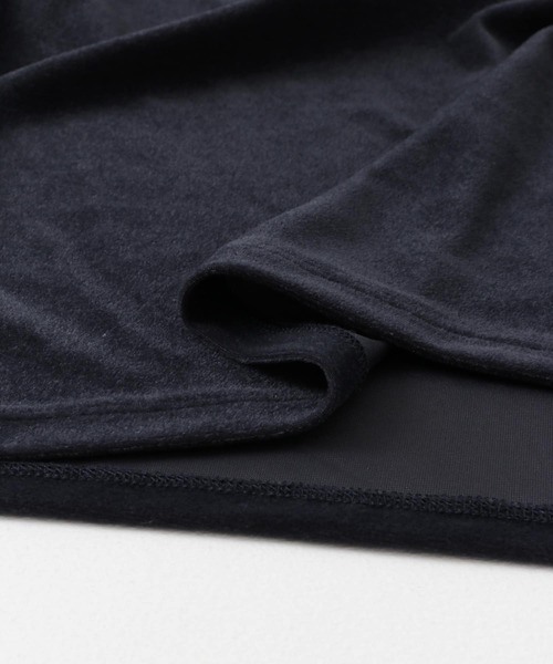 SENSE OF PLACE by URBAN RESEARCH(センスオブプレイスバイアーバンリサーチ)の「シアーベロアTシャツ(Tシャツ/カットソー・レディース・ネイビー/ミント/アイボリー・ONE)」の4枚目の写真