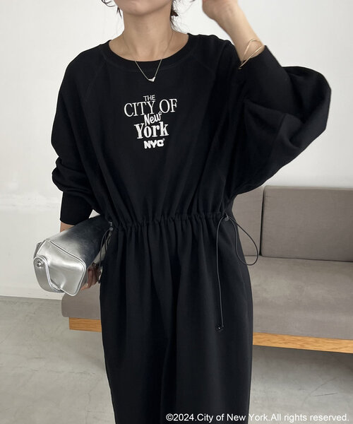 GOOD ROCK SPEED（グッドロックスピード）の「〈GOOD ROCK SPEED〉NYCドロストワンピース（ワンピース・レディース・ブラック/グレー・FREE）」の13枚目の写真