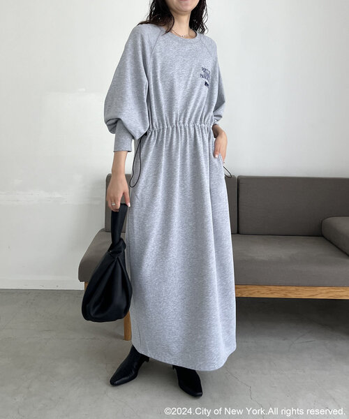 GOOD ROCK SPEED（グッドロックスピード）の「〈GOOD ROCK SPEED〉NYCドロストワンピース（ワンピース・レディース・ブラック/グレー・FREE）」の7枚目の写真