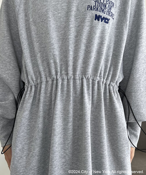 GOOD ROCK SPEED（グッドロックスピード）の「〈GOOD ROCK SPEED〉NYCドロストワンピース（ワンピース・レディース・ブラック/グレー・FREE）」の16枚目の写真