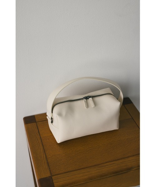 STYLEMIXER（スタイルミキサー）の「スクエアバニティバッグ（ハンドバッグ・レディース・ブラック/ホワイト・FREE）」の5枚目の写真