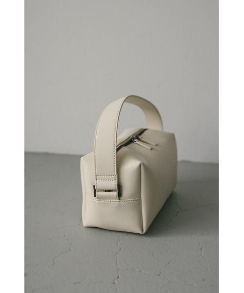 STYLEMIXER（スタイルミキサー）の「スクエアバニティバッグ（ハンドバッグ・レディース・ブラック/ホワイト・FREE）」の6枚目の写真