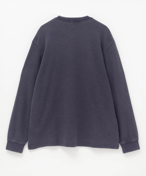 Mac-House（マックハウス）の「GOODCREW ワッフルクルーロングスリーブＴ（Tシャツ/カットソー・メンズ・ブラック/グレー/ネイビー・L/XL/M）」の9枚目の写真