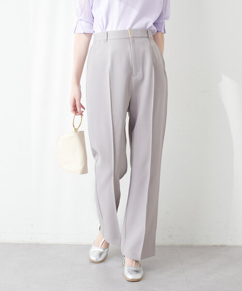 natural couture(ナチュラルクチュール)の「osonoハイウエスト美フレアパンツ(その他パンツ・レディース・ライトグレー/ネイビー/チャコールグレー・SMALL/MEDIUM/LARGE)」の18枚目の写真