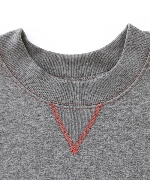 n'OrLABEL(ノアールレーベル)の「『配色ステッチ裏起毛スウェット』(スウェット・レディース・ブラウン/杢グレー/アイボリー/ブラック/ブルーグリーン・1/2)」の11枚目の写真