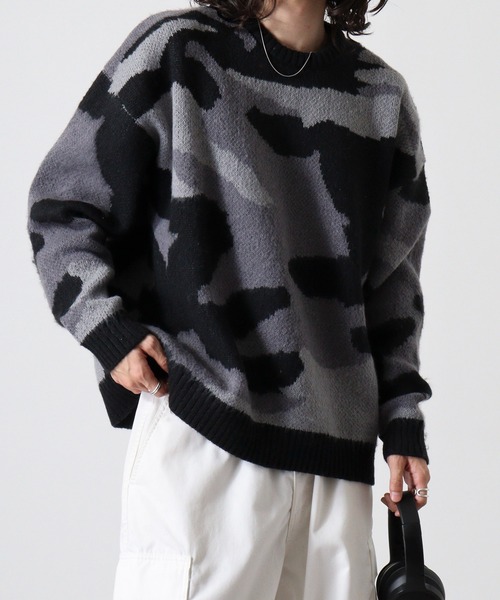 【美品✨】BRIEFING ニット セーター 長袖 カモフラ 洗える 黒×グレー 楽天市場】ブリーフィング セーターの通販