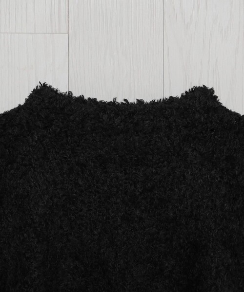 H BEAUTY&YOUTH UNITED ARROWS(エイチビューティーアンドユースユナイテッドアローズ)の「<H>フェザーヤーン ニットプルオーバー(ニット/セーター・レディース・ブラック/ターコイズブルー・FREE)」の13枚目の写真