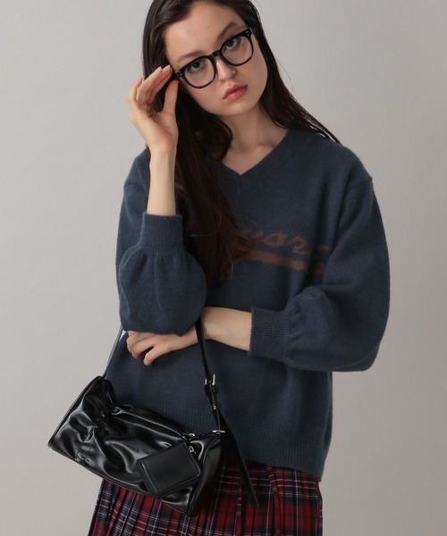 セール】【2024FW】ロゴVネックニットプルオーバー（ニット