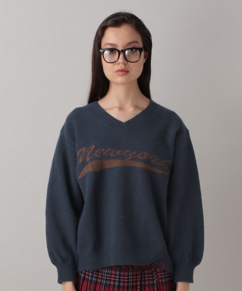 春@値引き交渉⭕️ セール】【2024FW】ロゴVネックニットプルオーバー（ニット