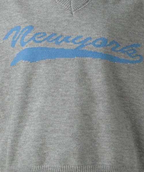 セール】【2024FW】ロゴVネックニットプルオーバー（ニット