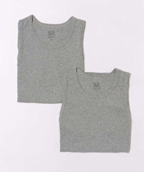 NUMBER (N)INE(ナンバーナイン)の「FRUIT OF THE LOOM / FTLxNUMBER(N)INE 2パックタンクトップ / 80754100(タンクトップ・メンズ・ホワイト/ブラック/グレー・MEDIUM/LARGE/X-LARGE)」の3枚目の写真
