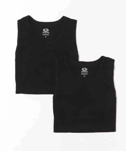 NUMBER (N)INE(ナンバーナイン)の「FRUIT OF THE LOOM / FTLxNUMBER(N)INE 2パックタンクトップ / 80754100(タンクトップ・メンズ・ホワイト/ブラック/グレー・MEDIUM/LARGE/X-LARGE)」の2枚目の写真