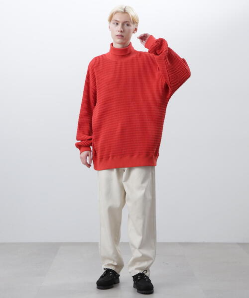 MANASTASH(マナスタッシュ)の「MANASTASH/マナスタッシュ/SNUGGLE SNUG THERMAL TURTLE NECK(Tシャツ/カットソー・メンズ・ホワイト/オレンジ/ブラック/その他17・M/L/S)」の12枚目の写真