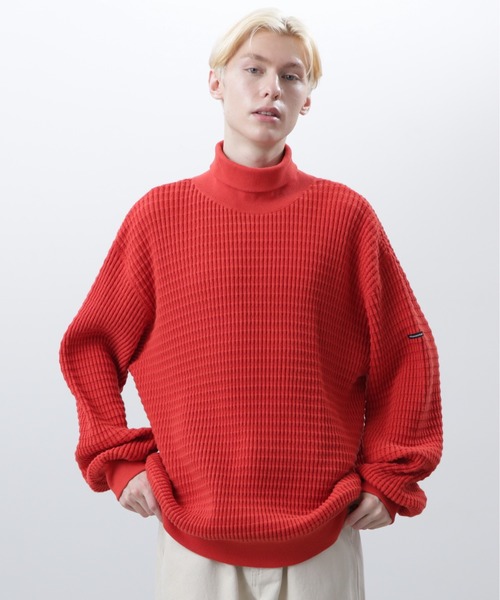 MANASTASH(マナスタッシュ)の「MANASTASH/マナスタッシュ/SNUGGLE SNUG THERMAL TURTLE NECK(Tシャツ/カットソー・メンズ・ホワイト/オレンジ/ブラック/その他17・M/L/S)」の3枚目の写真
