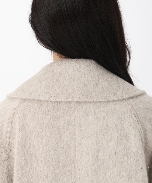 シャギーミドル丈ダブルコート（その他アウター）｜STRAWBERRY-FIELDS