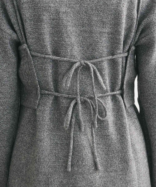 Green　Parks（グリーンパークス）の「SET2点 ニットキャミ+ニットチュニック（チュニック・レディース・杢グレー/ブラウン系その他2・FREE）」の11枚目の写真