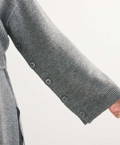 Green　Parks（グリーンパークス）の「SET2点 ニットキャミ+ニットチュニック（チュニック・レディース・杢グレー/ブラウン系その他2・FREE）」の12枚目の写真